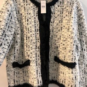 Fuzzy Ann Taylor jacket!